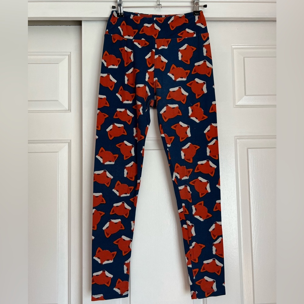 NWOT LulaRoe Fox Print OS Leggings